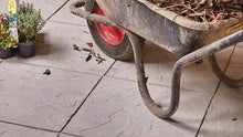 Load image into gallery viewer, Brett Paving Concrete Stamford Riven Charcoal Paving slabs