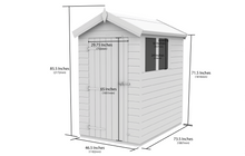 Load image into gallery viewer, Apex Shed 4ft x 6ft