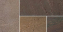 Load image into gallery viewer, Bradstone Blended Natural Sandstone Patio Pack in Burnt Umber