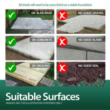 Load image into gallery viewer, Apex Shed 4ft x 4ft