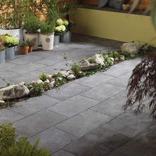 Load image into gallery viewer, Bradstone Aged Riven ECO Concrete Paving in Dark Grey