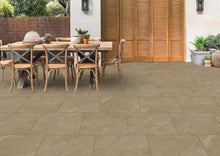 Load image into gallery viewer, NEW Bradstone Upland Porcelain Paving Slabs In Chocolate
