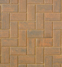 Load image into gallery viewer, Brett Omega Block Paving, 200 x 100 - Burnt Oak
