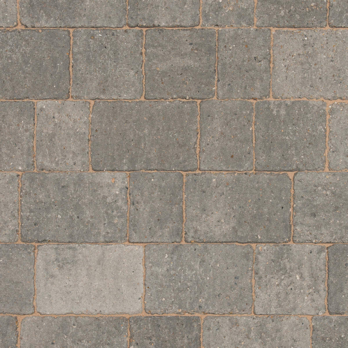 Brett Alpha Antique / Trio Block Paving - Silver Haze