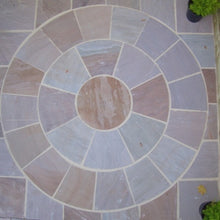 Load image into gallery viewer, Natural Sandstone Circle 2.4m With Squaring Off Kit Included - 22mm - Riven
