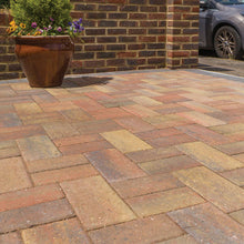 Load image into gallery viewer, Brett Delta Driveway Block Paving, 266 x 133 x 50mm - Autumn Gold
