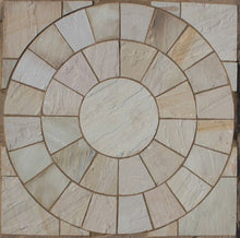 Load image into gallery viewer, Natural Sandstone Circle 2.4m With Squaring Off Kit Included - 22mm - Riven
