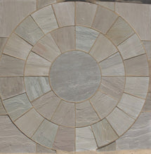 Load image into gallery viewer, Natural Sandstone Circle 2.4m With Squaring Off Kit Included - 22mm - Riven
