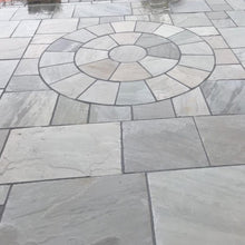 Load image into gallery viewer, Natural Sandstone Circle 2.4m With Squaring Off Kit Included - 22mm - Riven
