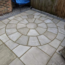 Load image into gallery viewer, Natural Sandstone Circle 2.4m With Squaring Off Kit Included - 22mm - Riven
