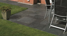 Load image into gallery viewer, Kadapha Black Limestone Paving Slabs - Sawn Edge, Patio Paving Slabs
