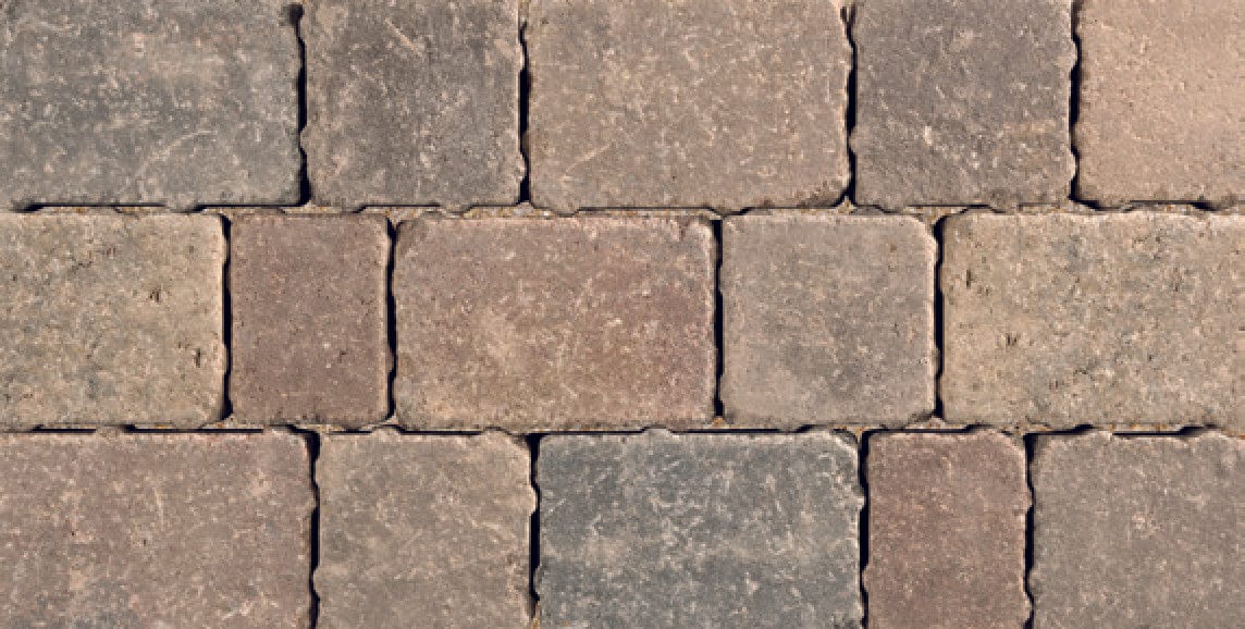 Bradstone Woburn Rumbled Infilta Permeable Block Paving in Rustic