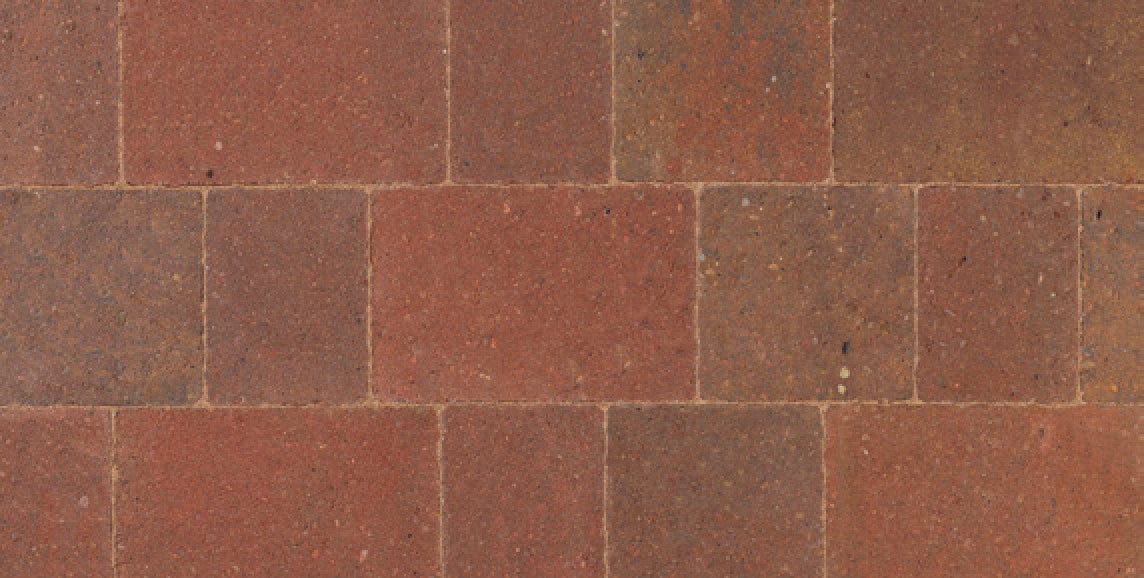 Bradstone Woburn Rumbled 50mm Block Paving in Brindle
