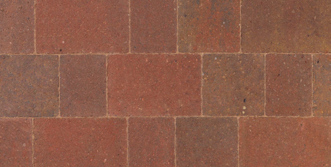 Bradstone Woburn Rumbled 50mm Block Paving in Brindle