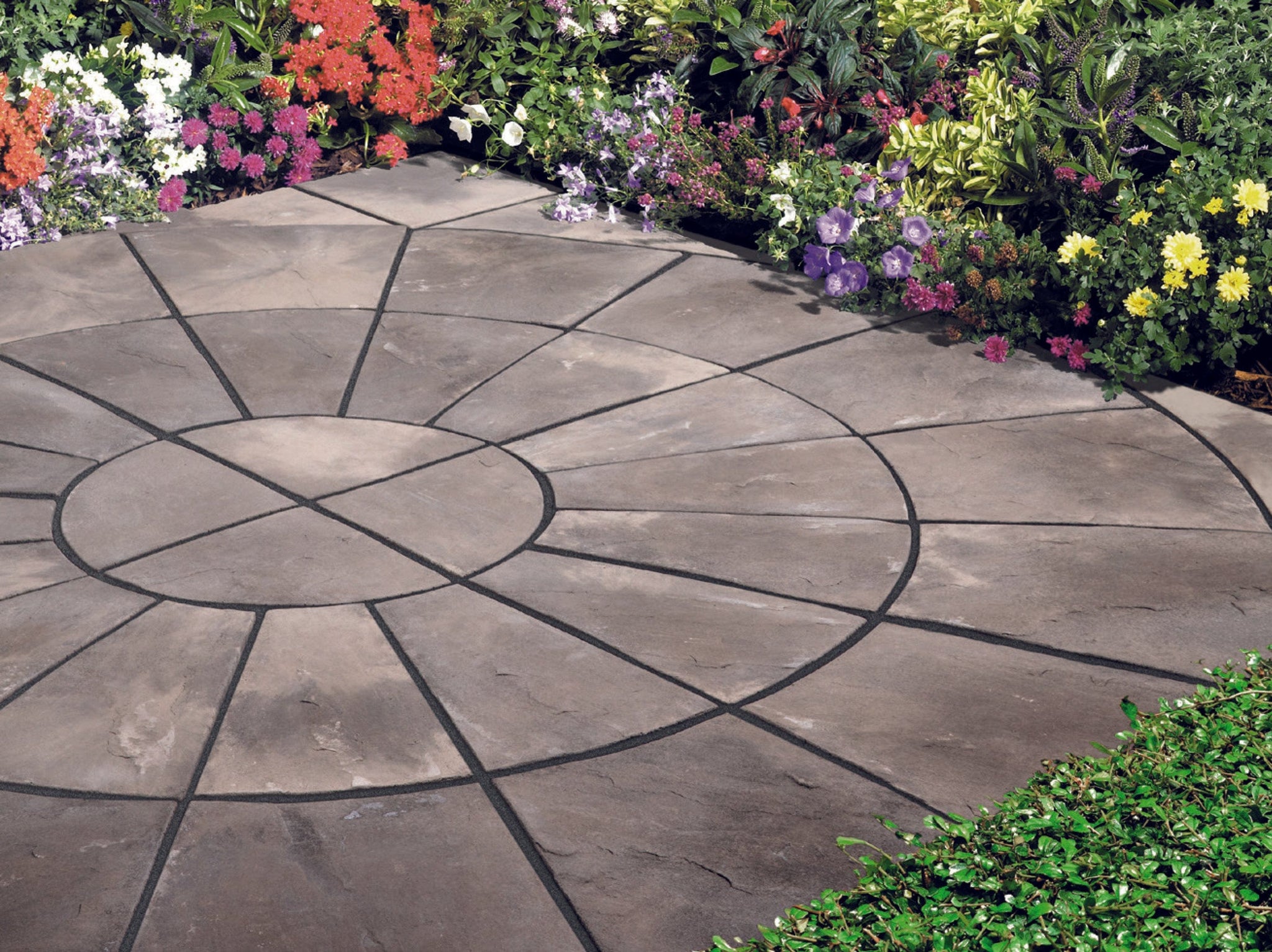 Bradstone Eco Old Riven Paving in Autumn Silver | Slade's Garden and ...