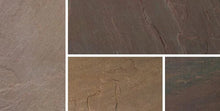 Load image into gallery viewer, Bradstone Blended Natural Sandstone Patio Pack in Burnt Umber
