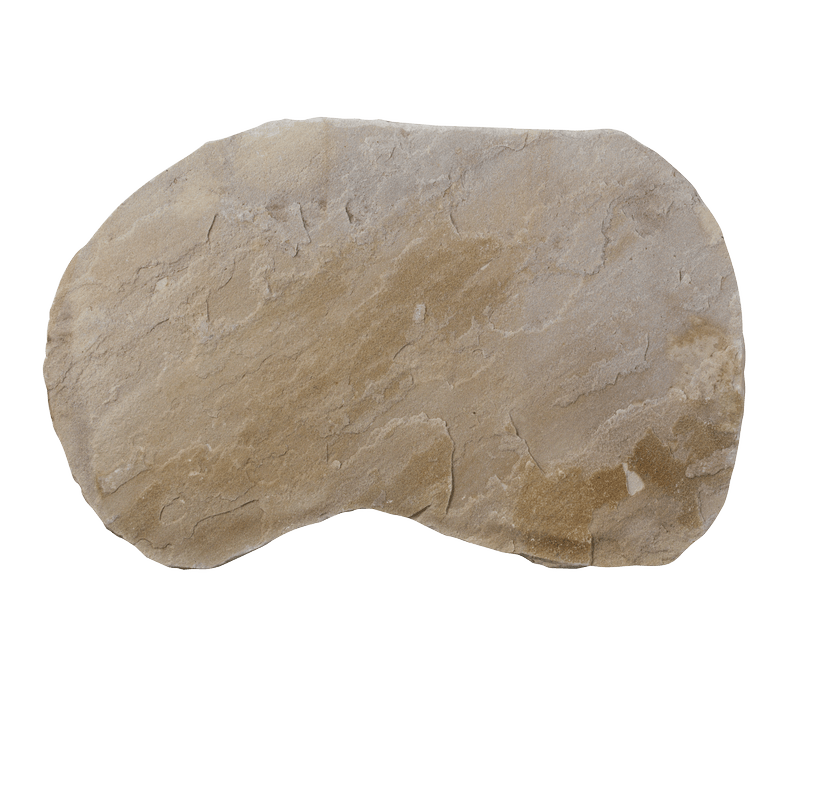 Bradstone Natural Indian Sandstone Garden Stepping Stone Fossil Buff