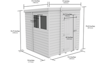 Load image into gallery viewer, Pent Shed 6ft x 6ft
