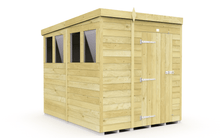 Load image into gallery viewer, Pent Shed 8ft x 6ft
