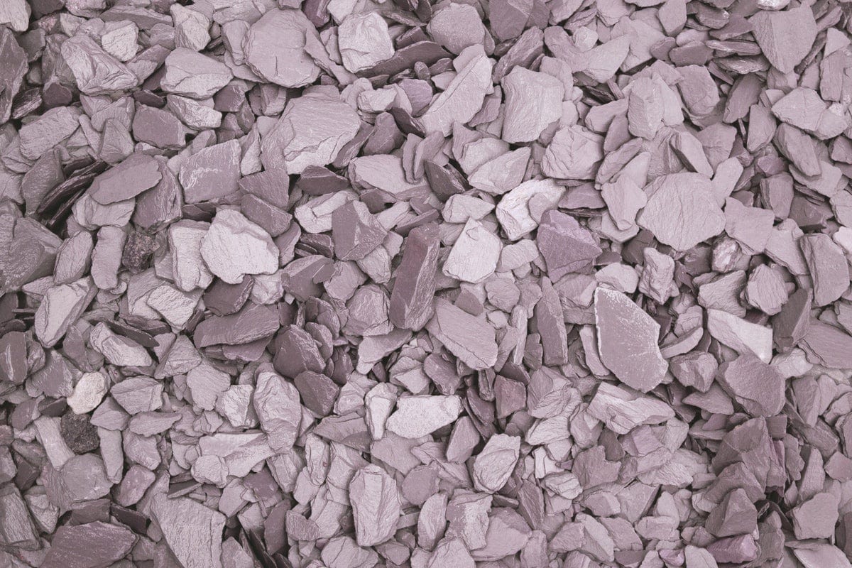 Plum Slate 20mm Decorative Garden Chippings