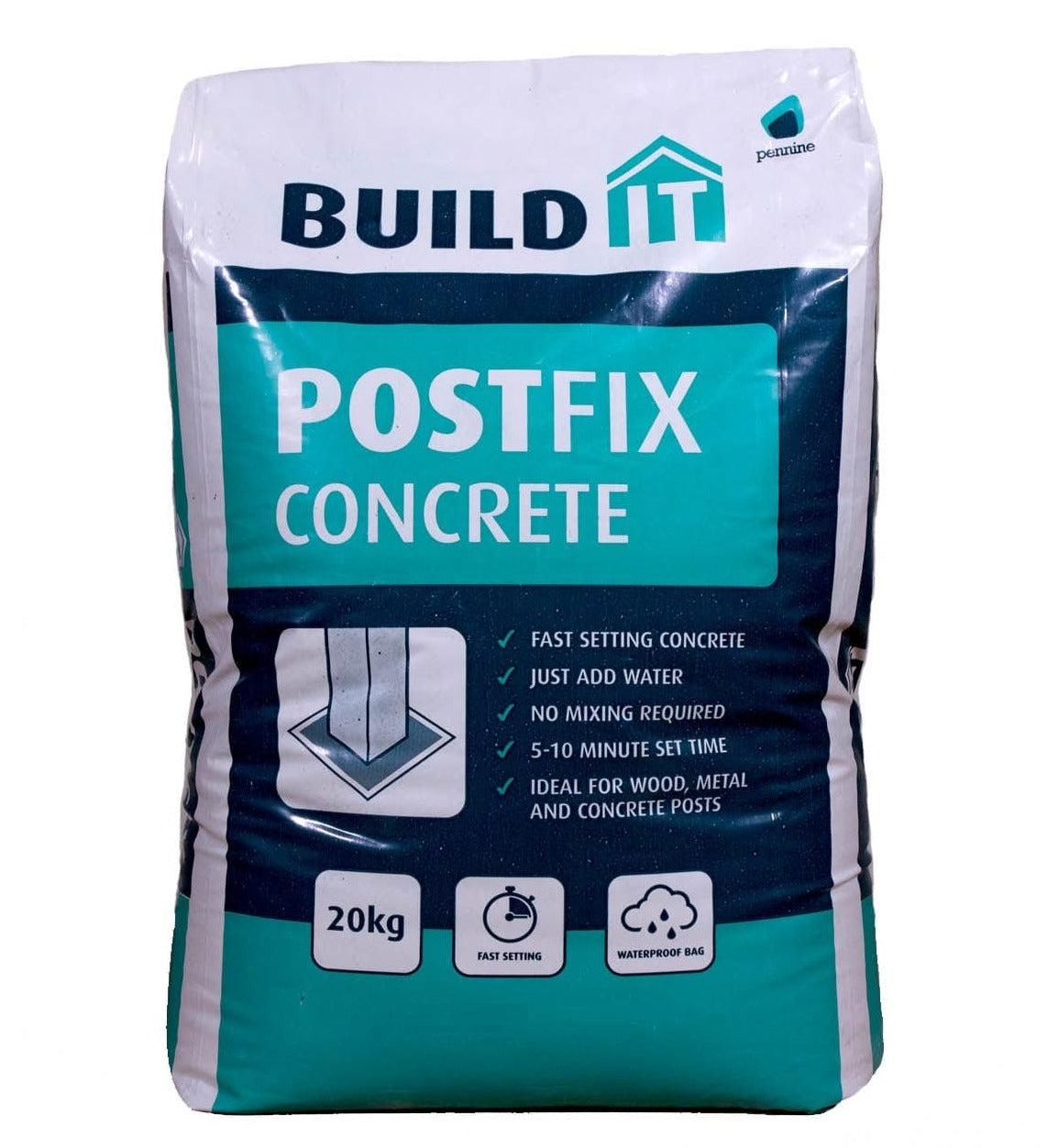 Buildit Postmix (Postcrete) 20kg Bag pallets of 50 bags