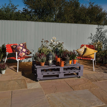Load image into gallery viewer, Camel Dust Sunset Buff Indian Sandstone Pavers Patio Pack and single size
