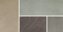 Load image into gallery viewer, Bradstone Blended Natural Indian Sandstone Patio Pack in Imperial Green
