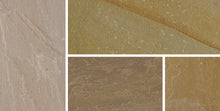 Load image into gallery viewer, Raj Green / Autumn Green Indian Sandstone patio pack and single sizes
