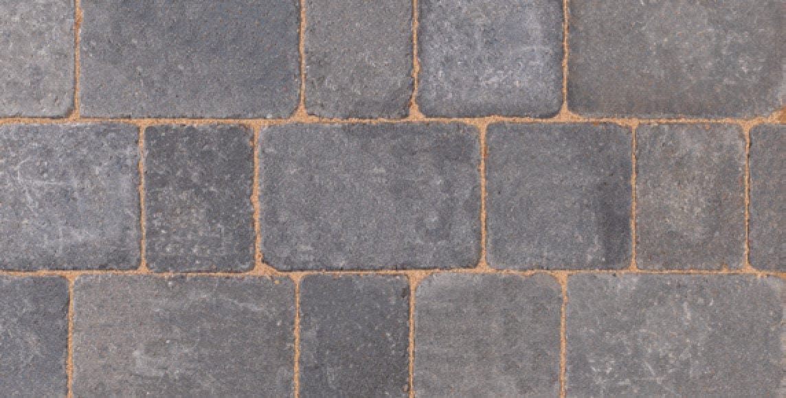 Wobern Rumbled Bradstone Woburn Rumbled 50mm Block Paving in Graphite – Slade's Garden ...